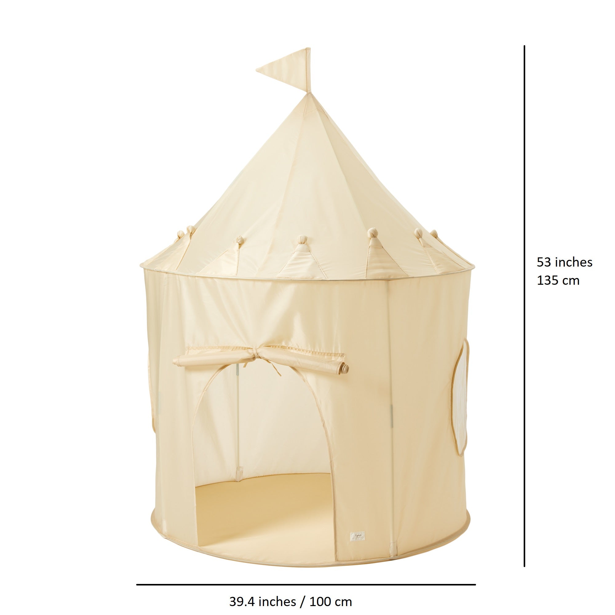 3-sprouts-tente-de-jeu-tissu-recycl-beige-neutre image 3