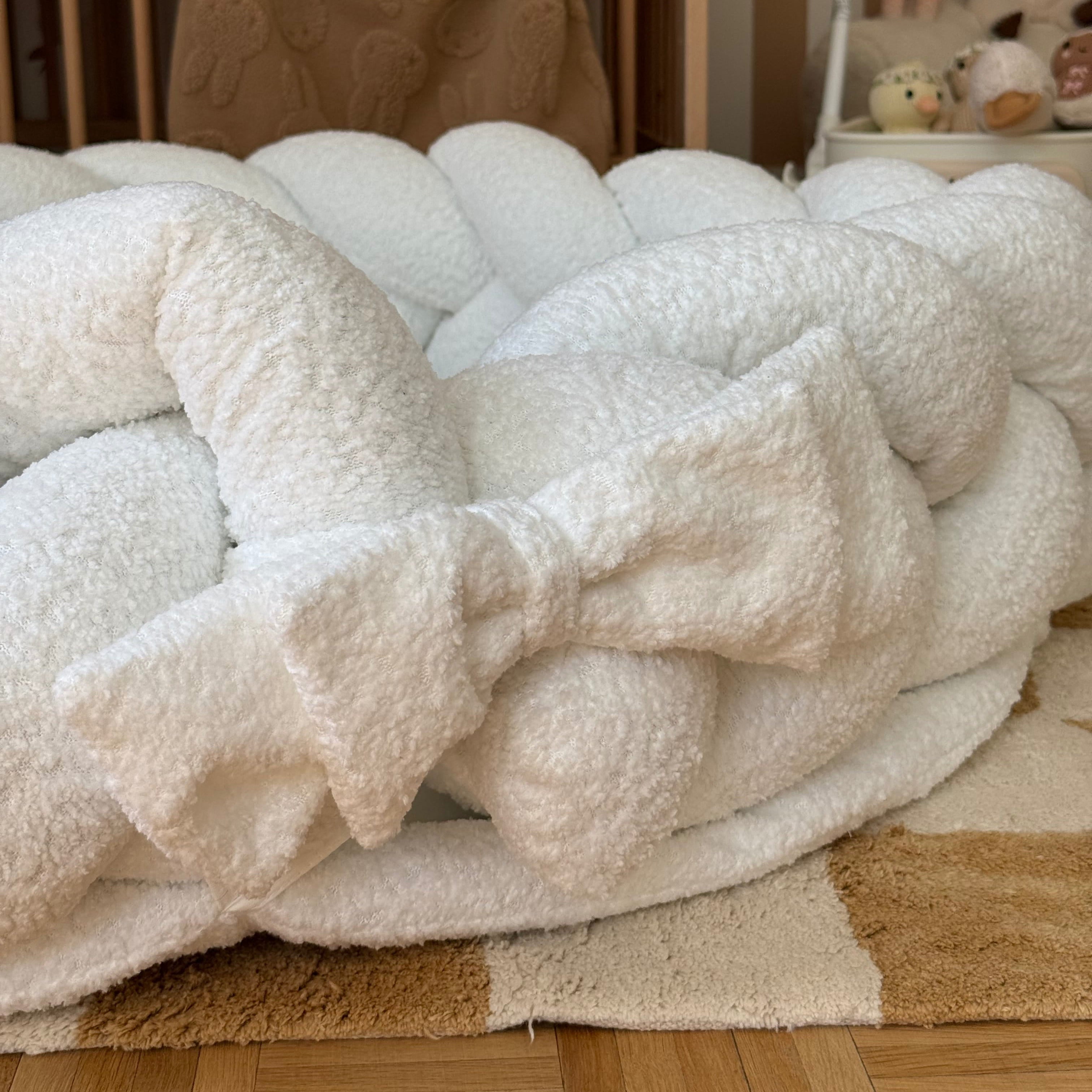meowbaby-tapis-d-veil-cocon-boucle-blanc image 2