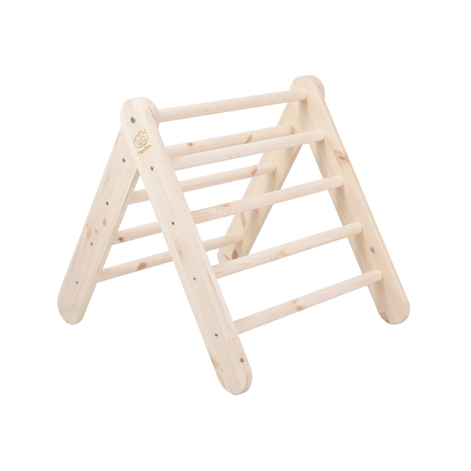 meowbaby-triangle-de-pikler-en-bois-avec-option-cabane image 6