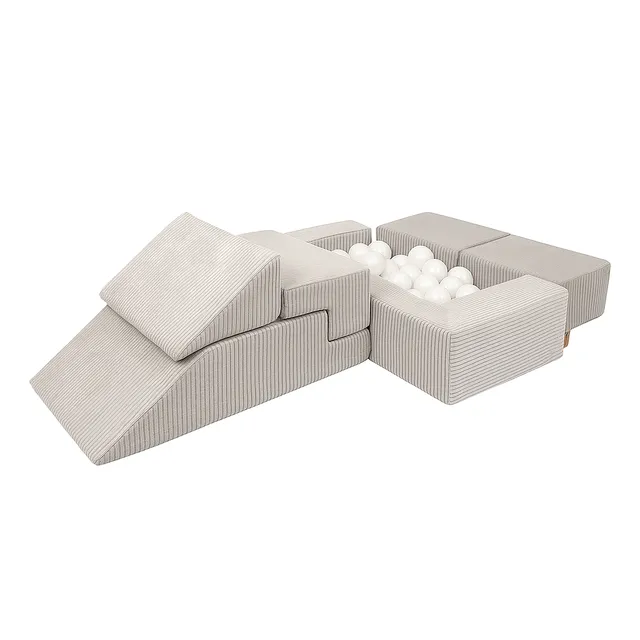 meowbaby-brick-100cm-canap-de-jeu-modulable-6-pi-ces-corduroy-aesthetic image 1
