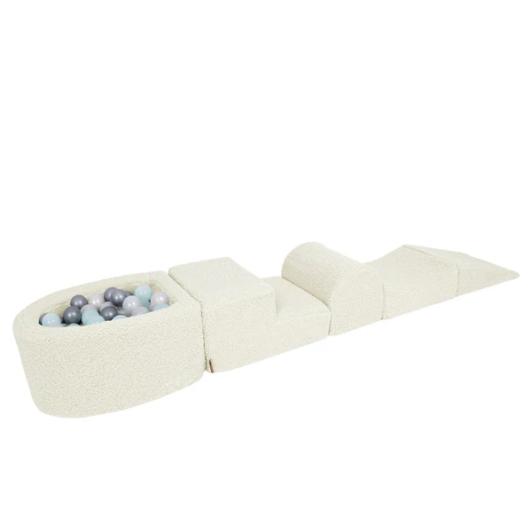 meowbattery-parcours-de-motricit-5-modules-piscine-balles-peluche-bearly-cr-me image 6