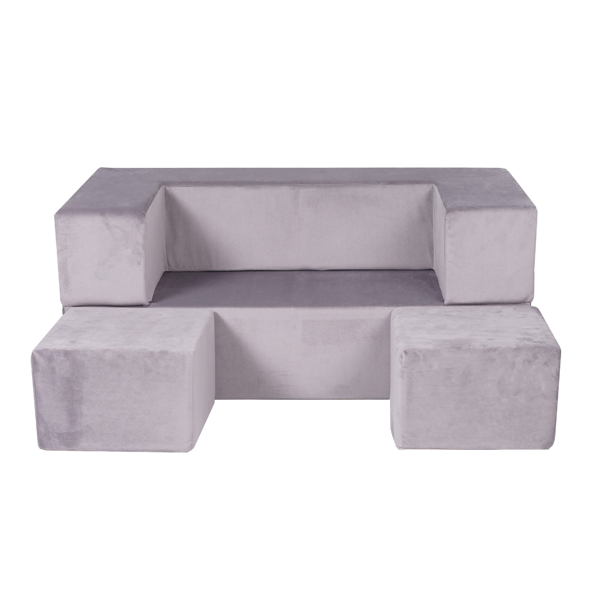 meowbaby-canap-de-jeu-modulable-cube-96-cm-velours-4-pi-ces image 3