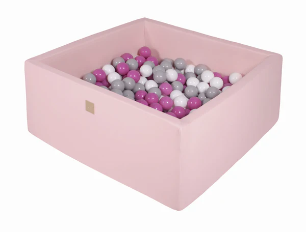 meowbaby-piscine-balles-carr-e-90x90-cm-jersey-rose-300-balles-au-choix image 7