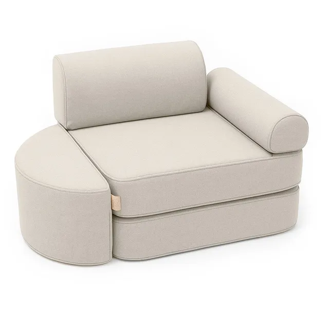 meowbaby-fauteuil-modulable-pocket-outzy-60cm-4-pi-ces-toile-d-perlante-uv image 1