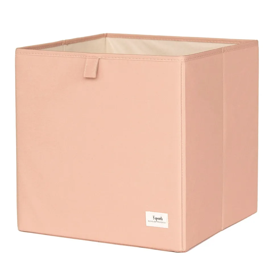 3-sprouts-bo-te-rangement-tissu-recycl-argile-33-cm image 1
