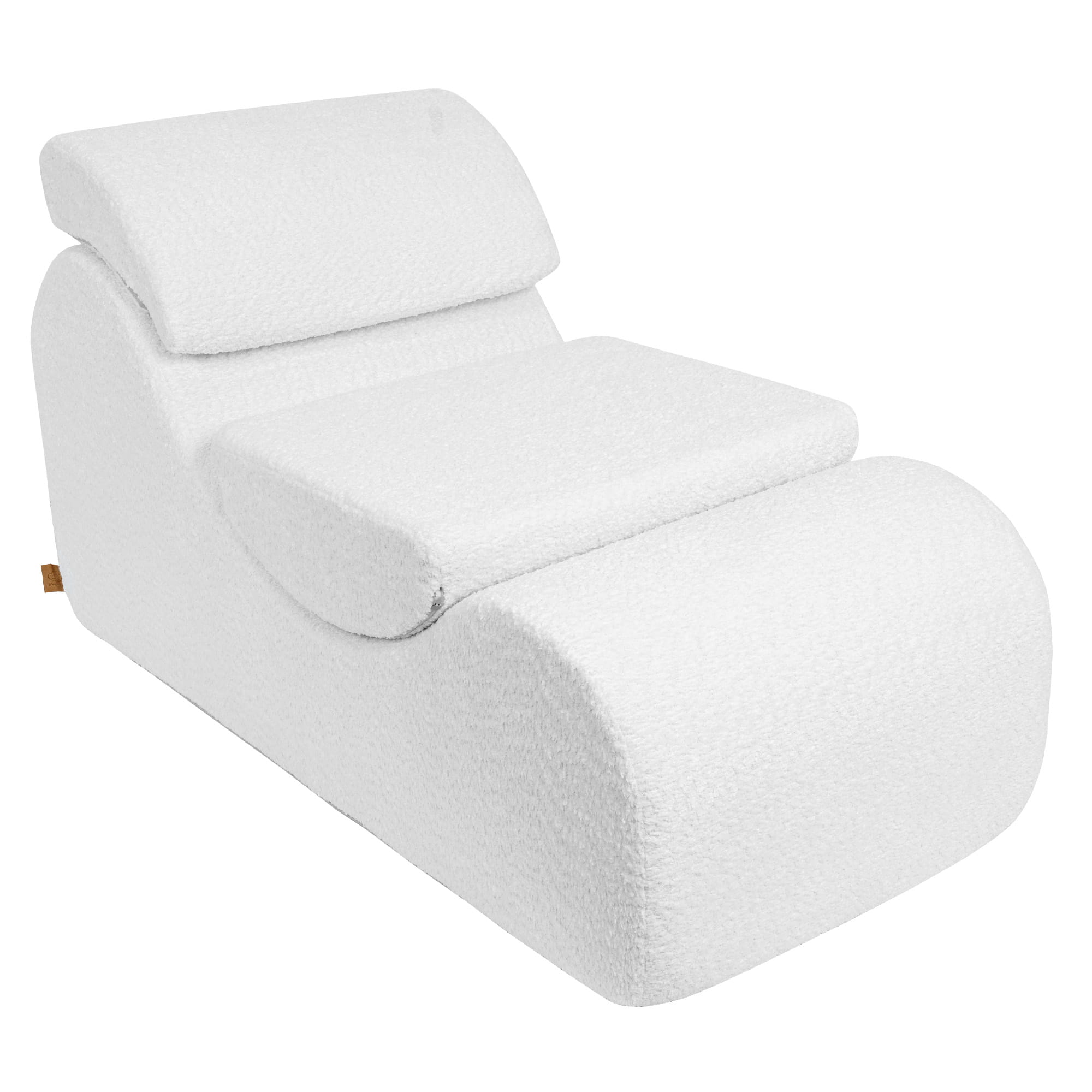 meowbaby-fauteuil-lounge-en-boucl-blanc image 2