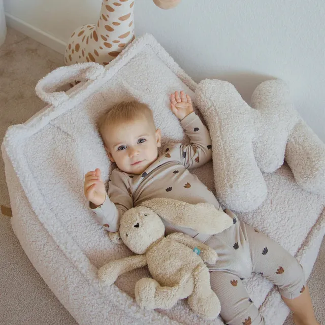 meowbaby-pouf-carr-bearly-en-peluche-douce image 1