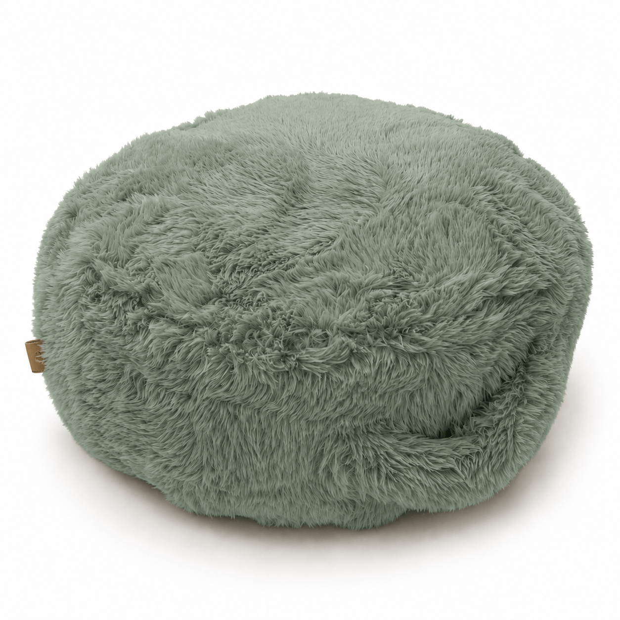 meowbaby-mammouth-coussin-de-sol-rond-en-fourrure image 3