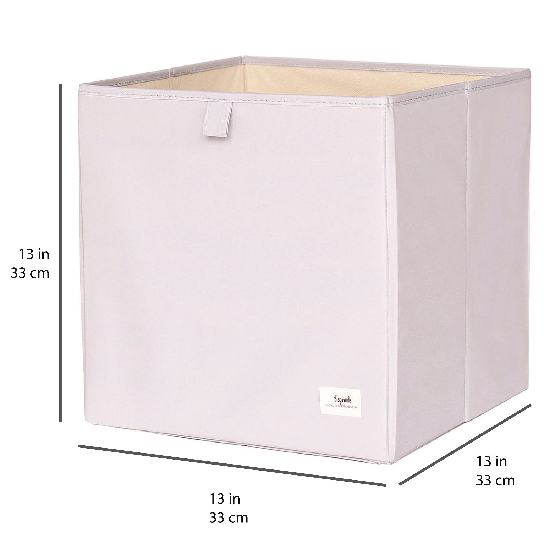 3-sprouts-bo-te-de-rangement-tissu-recycl-grise image 3