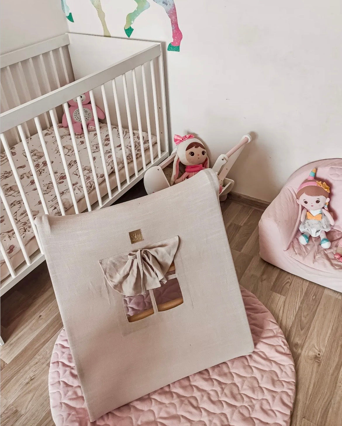 meowbaby-triangle-de-pikler-en-bois-avec-option-cabane image 8