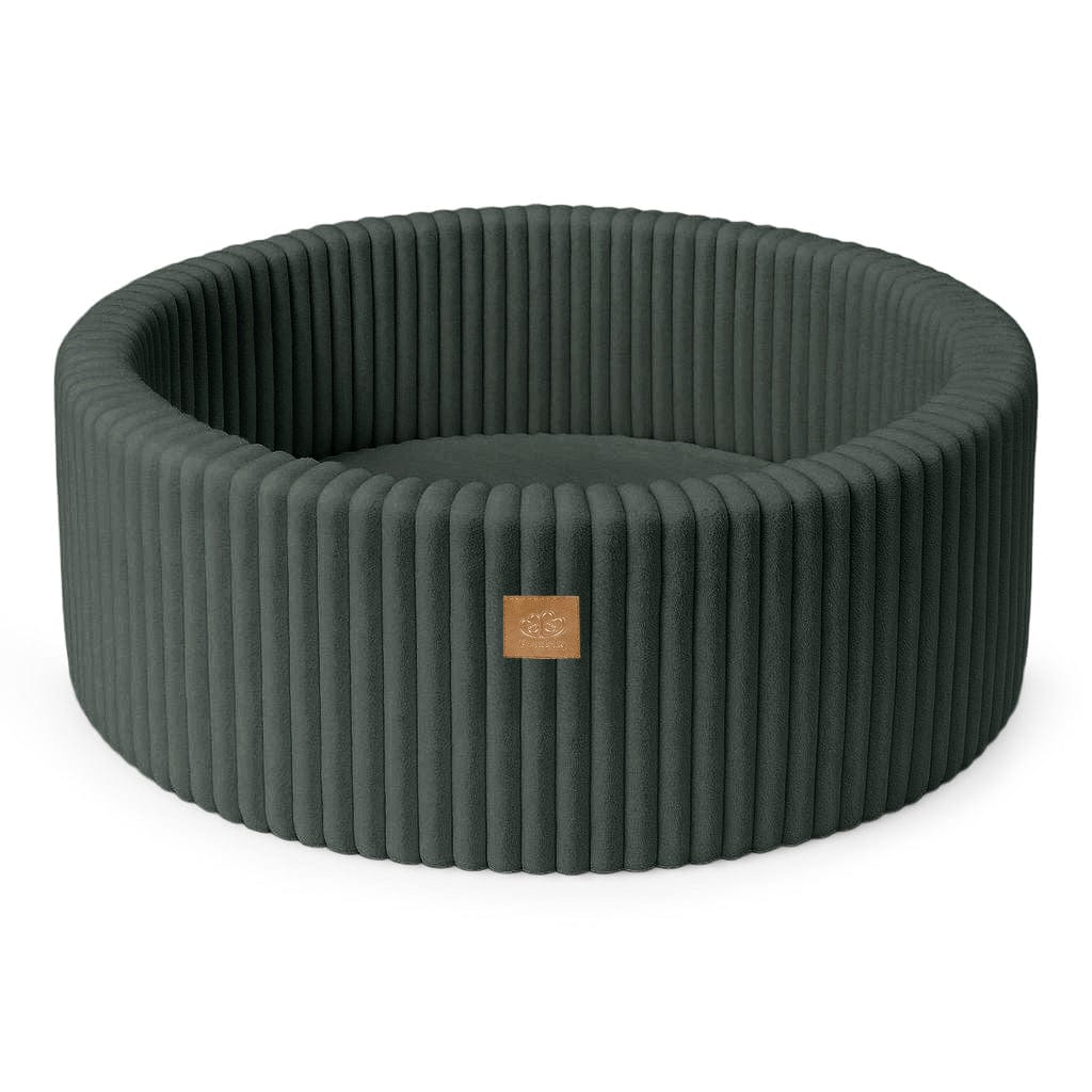 meowbaby-piscine-balles-ronde-90x30-cm-fourrure-churros-vert-for-t-200-balles image 7