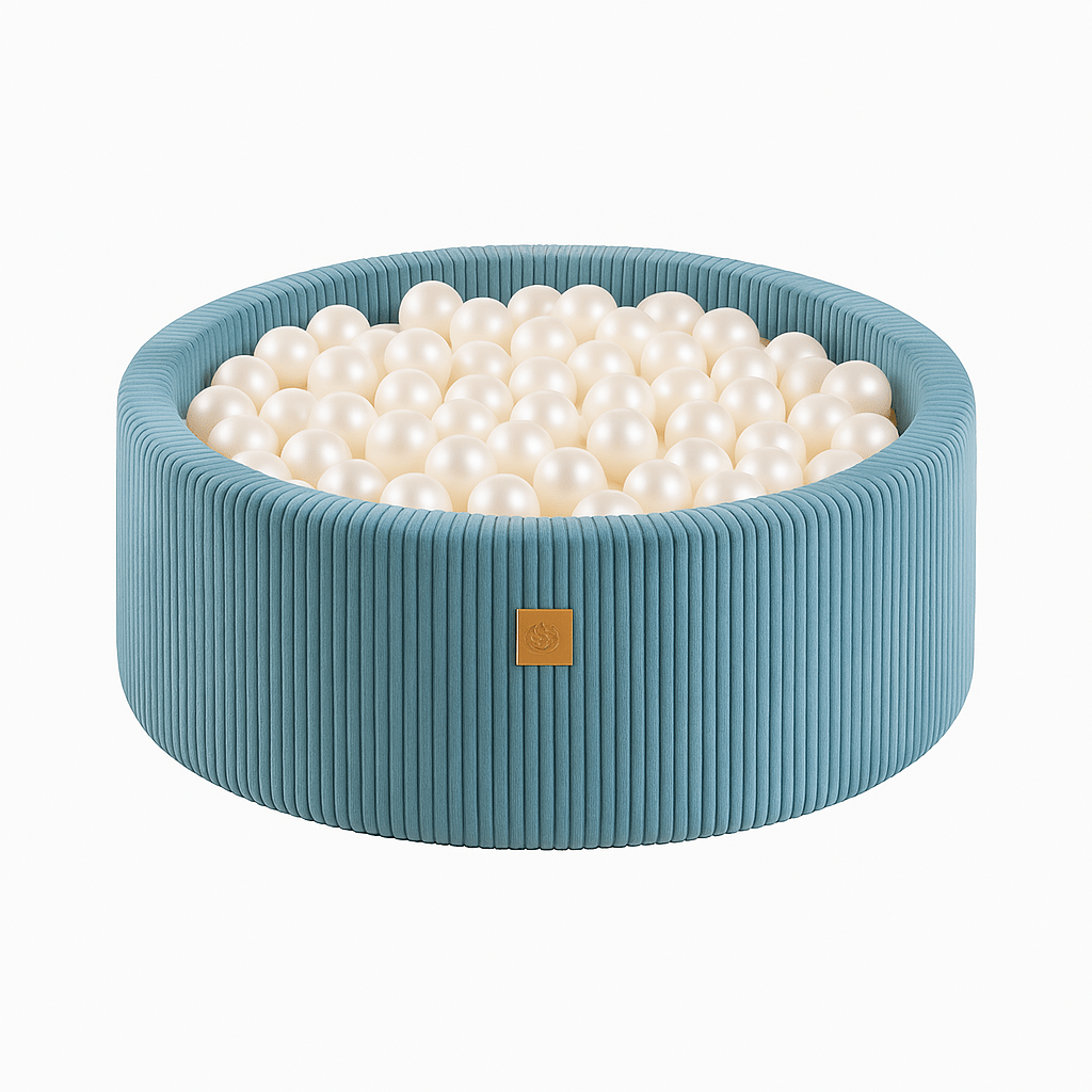 meowbaby-aesthetic-piscine-balles-ronde-90x30-cm-velours-corduroy-turquoise-200- image 3