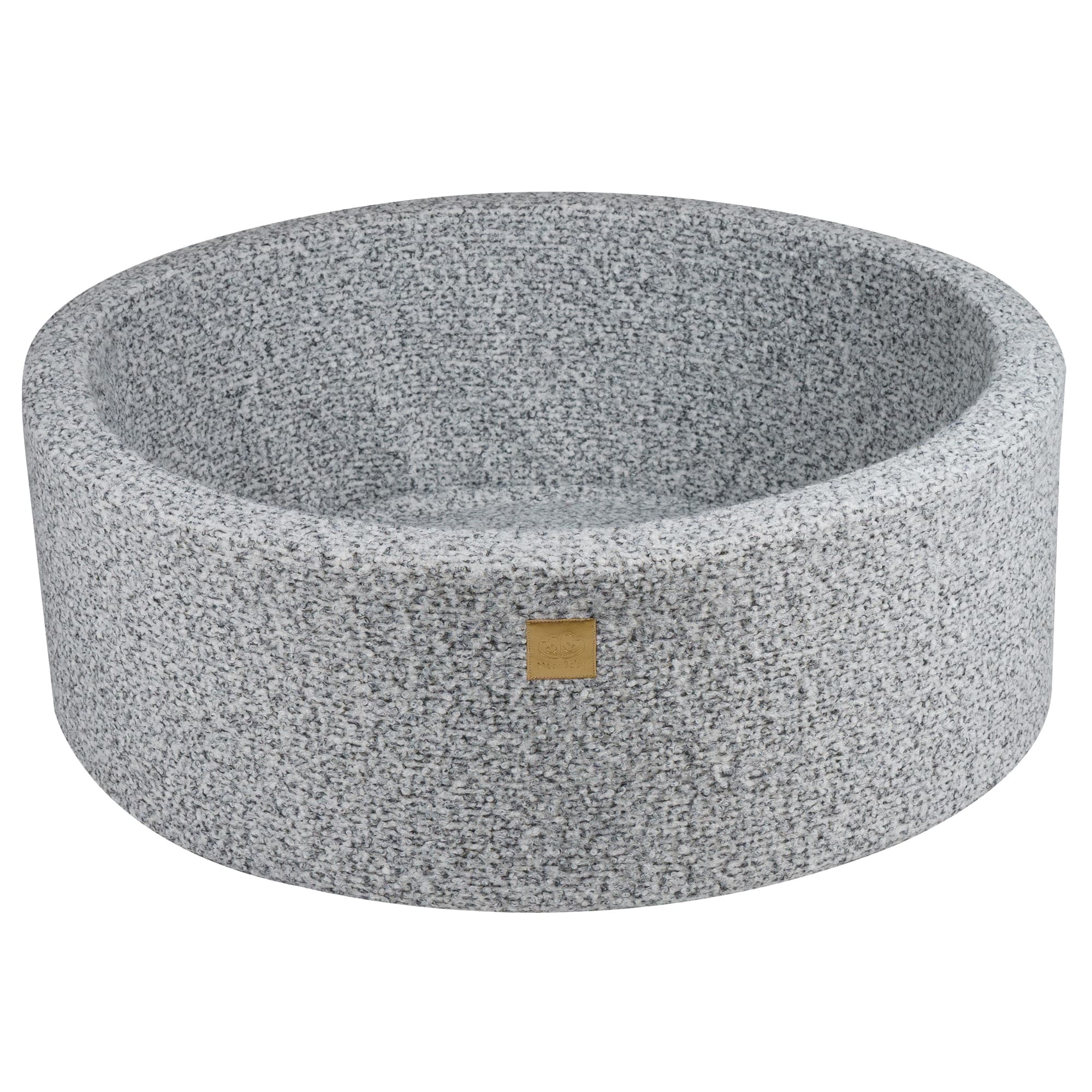 meowbaby-piscine-balles-ronde-90x30-bouclette-gris-m-lang-200-balles image 2