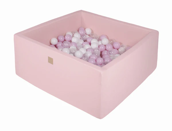 meowbaby-piscine-balles-carr-e-90x90-cm-jersey-rose-300-balles-au-choix image 8