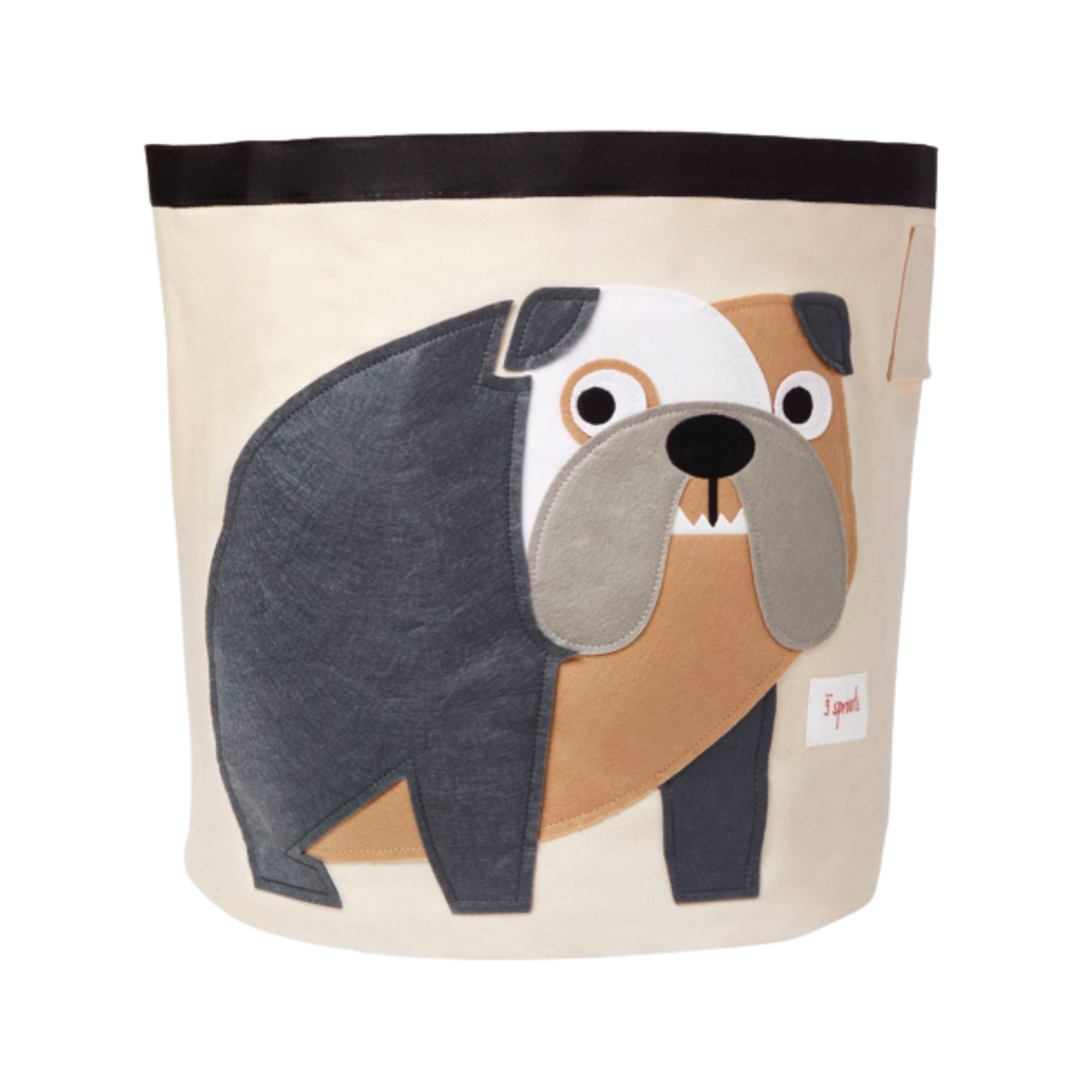 3-sprouts-panier-de-rangement-bouledogue-coton image 1