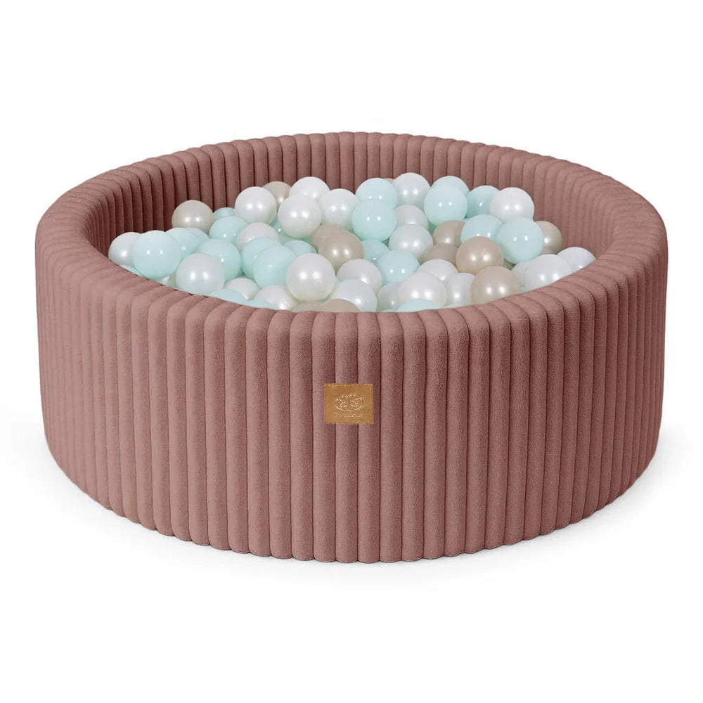 meowbaby-piscine-balles-ronde-90x30-churros-rose-200-balles image 3