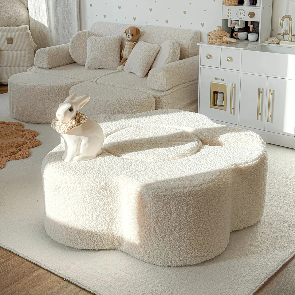meowbaby-fleur-bearly-pouf-de-motricit-modulable-3-pi-ces-en-peluche image 1