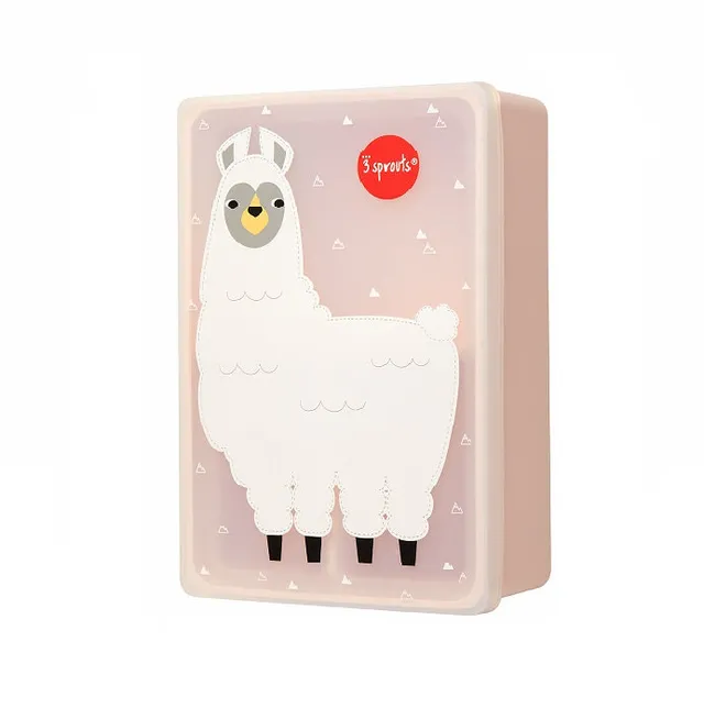 3-sprouts-lama-bo-te-bento-en-silicone-platine-1-27-l image 1