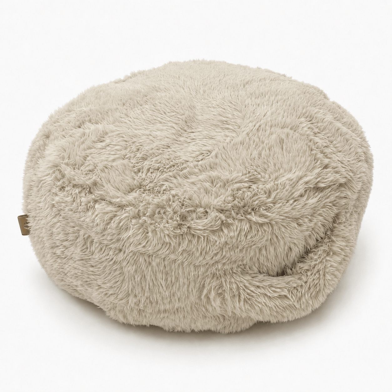 meowbaby-mammouth-coussin-de-sol-rond-en-fourrure image 1