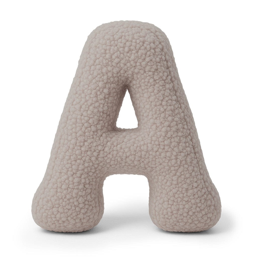 meowbaby-bearly-grand-coussin-alphabet-en-peluche-lettre-au-choix-taupe image 1