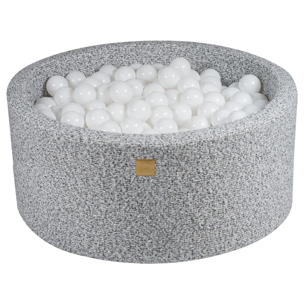 meowbaby-boucle-piscine-balles-ronde-90x40-cm-gris-m-lang-300-balles-au-choix image 1