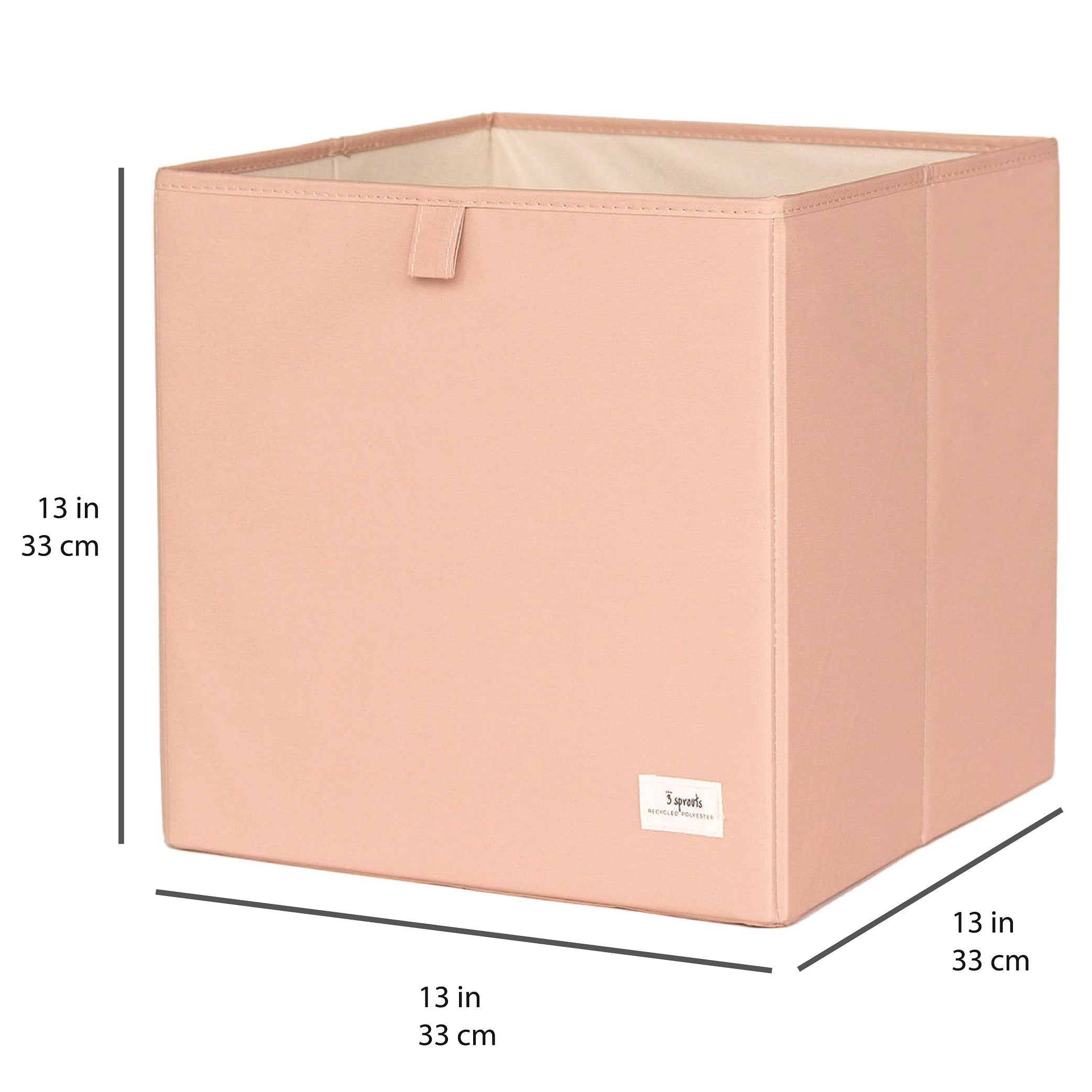3-sprouts-bo-te-rangement-tissu-recycl-argile-33-cm image 3