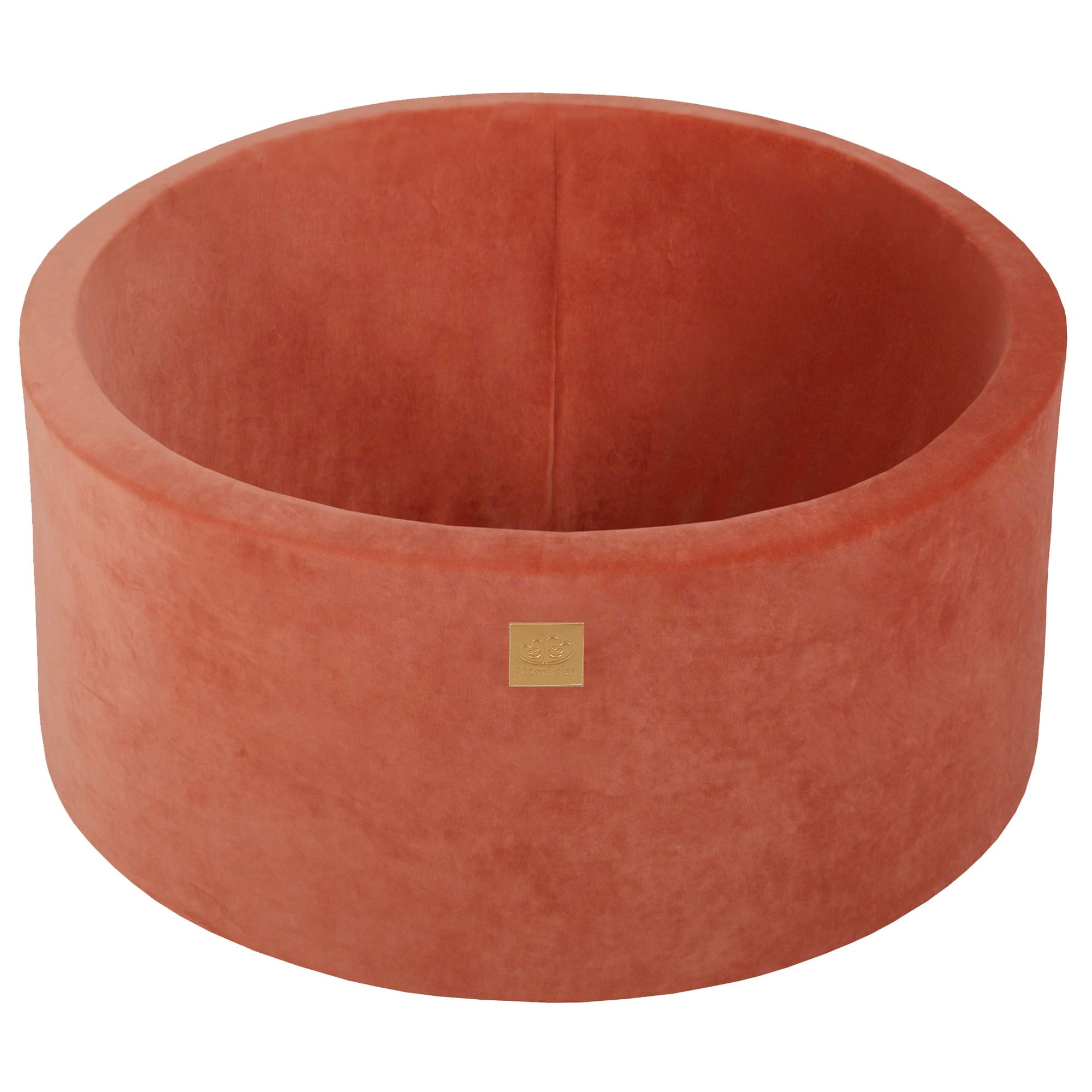 meowbaby-piscine-balles-ronde-90x40-cm-velours-marsala-300-balles image 7