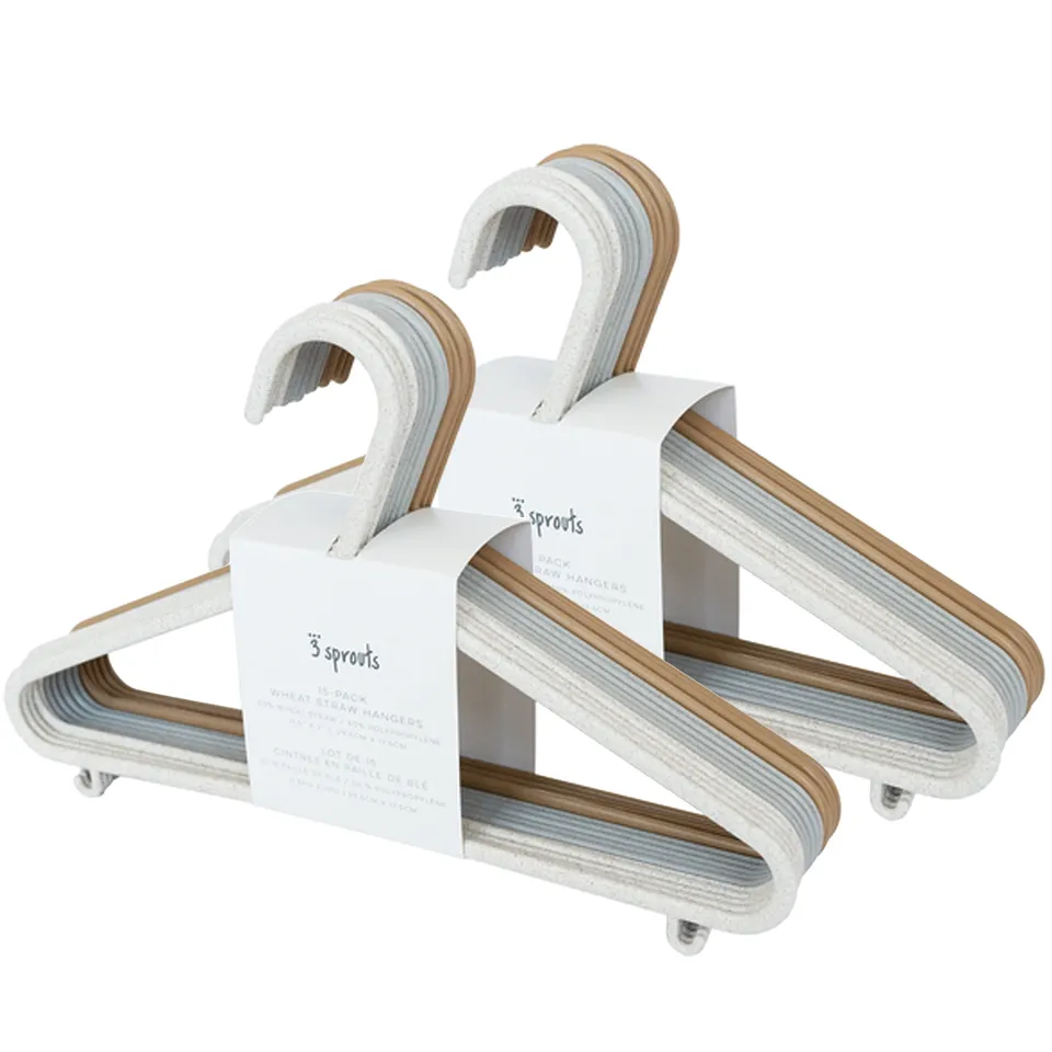 3-sprouts-lot-de-30-cintres-enfant-paille-de-bl-cream-gray-brown image 1