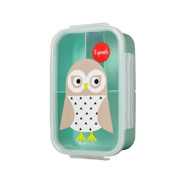 3-sprouts-bo-te-bento-enfant-hibou-3-compartiments image 1