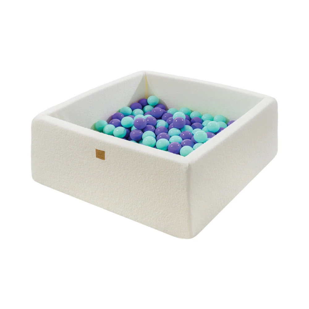 meowbaby-piscine-balles-carr-e-90x90-cm-bouclette-blanc-300-balles image 6