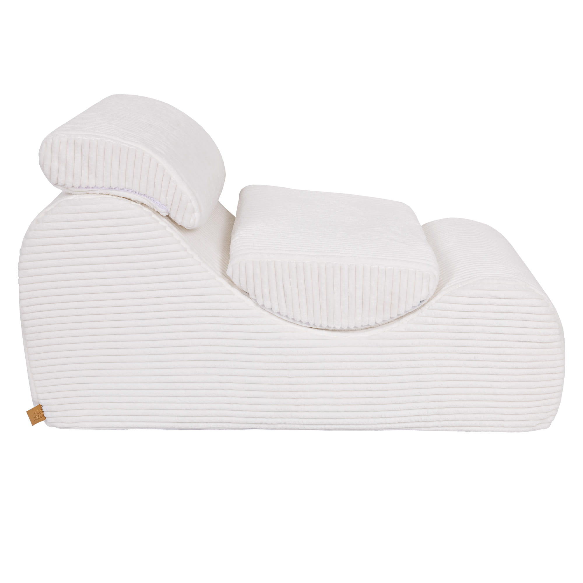 meowbaby-churros-fauteuil-lounge-vague-blanc image 4