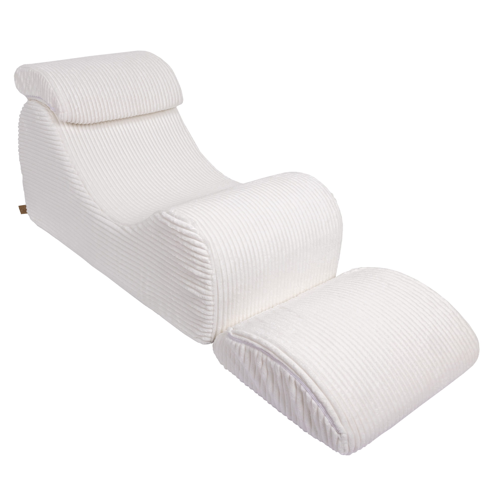 meowbaby-churros-fauteuil-lounge-vague-blanc image 8