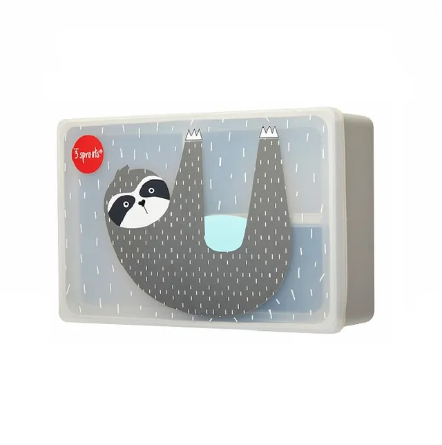3-sprouts-bo-te-bento-silicone-paresseux-3-compartiments-43-16-oz image 1