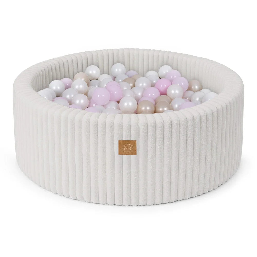 meowbaby-churros-piscine-balles-ronde-90x30-cm-cr-me-200-balles image 4
