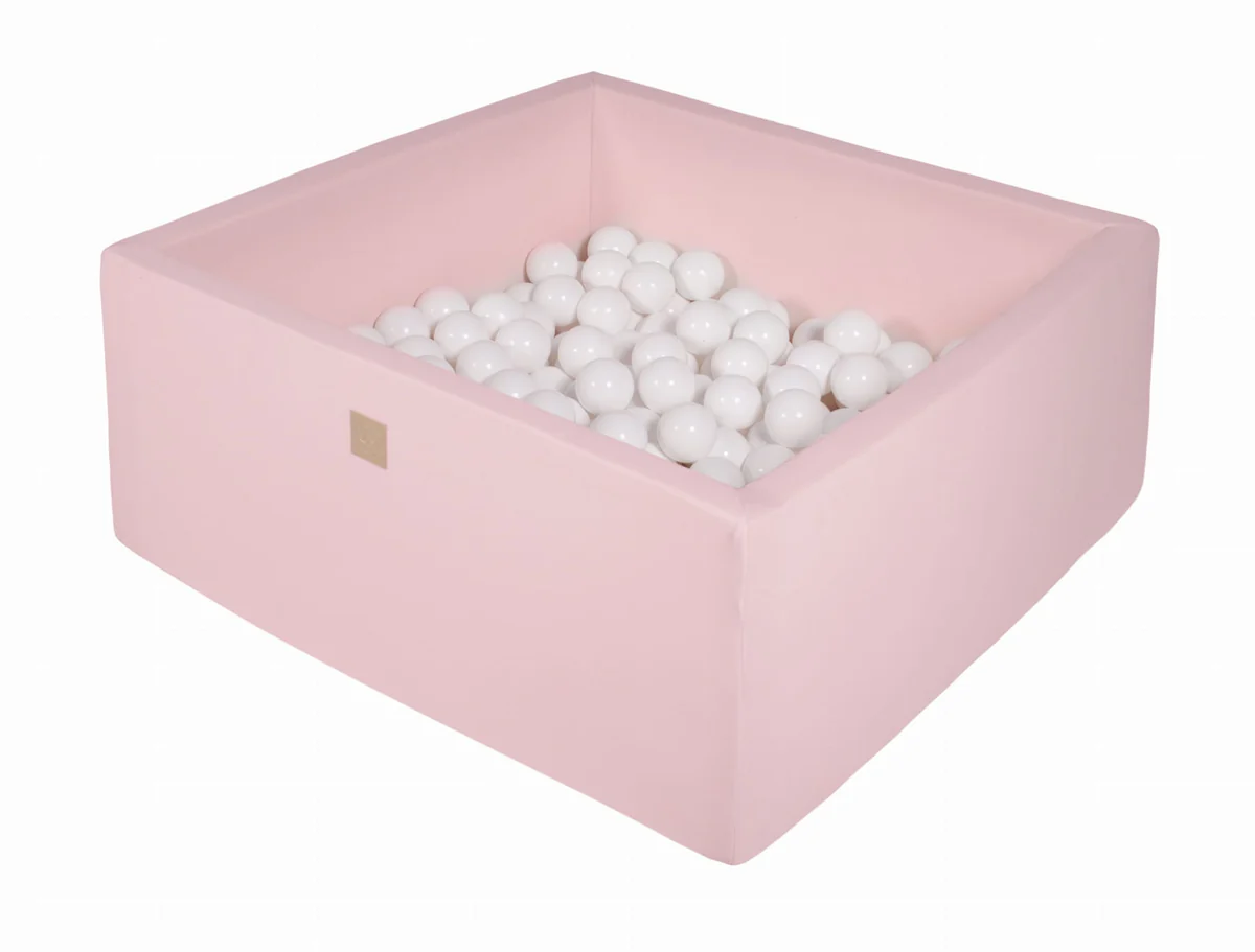 meowbaby-piscine-balles-carr-e-90x90-cm-jersey-rose-300-balles-au-choix image 5