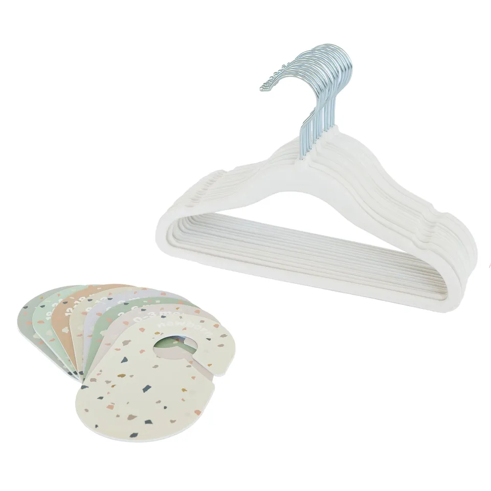 3-sprouts-set-15-cintres-velours-cream-8-s-parateurs-terrazzo image 1