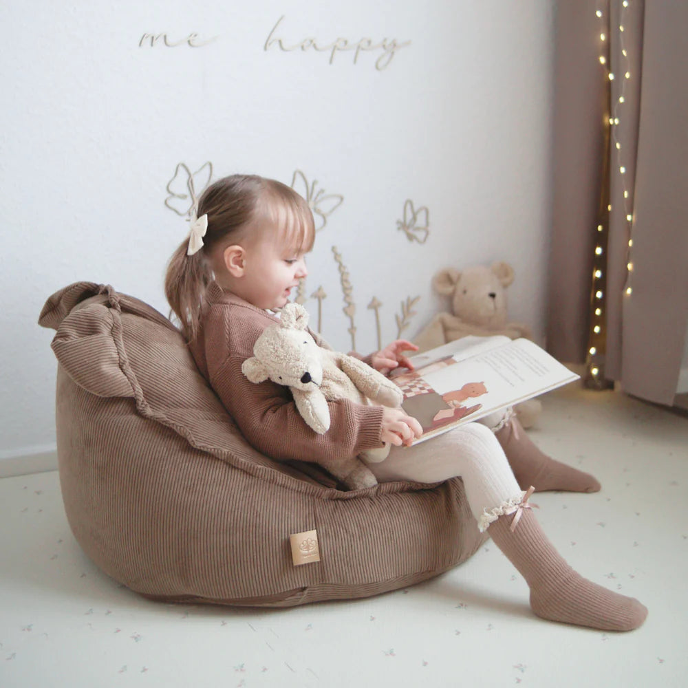 meowbaby-pouf-ours-slimcord-velours-c-tel-assise-enfant image 2