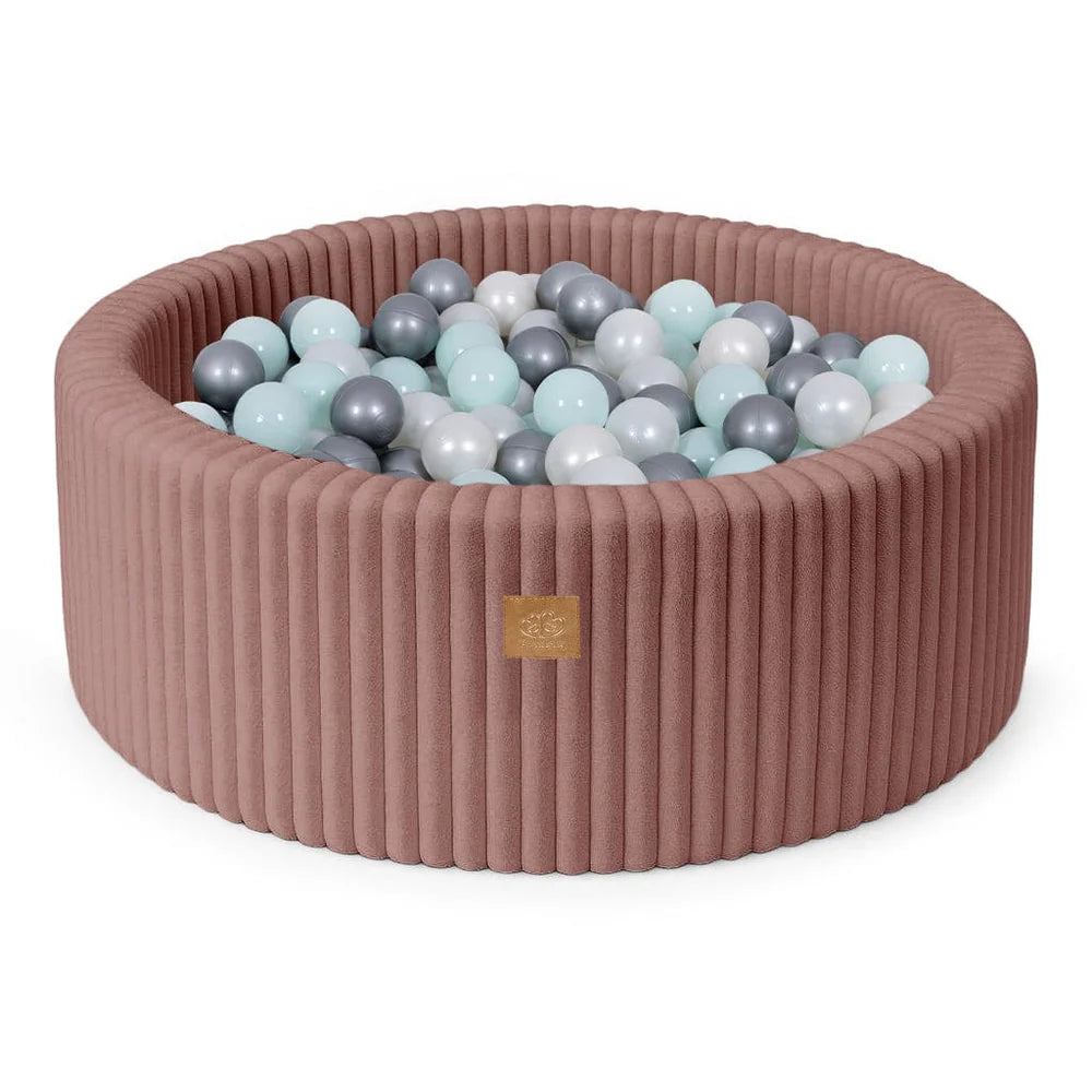 meowbaby-piscine-balles-ronde-90x30-churros-rose-200-balles image 5