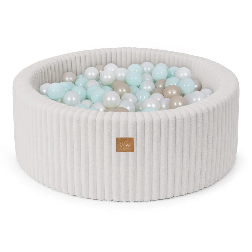 meowbaby-churros-piscine-balles-ronde-90x30-cm-cr-me-200-balles image 5