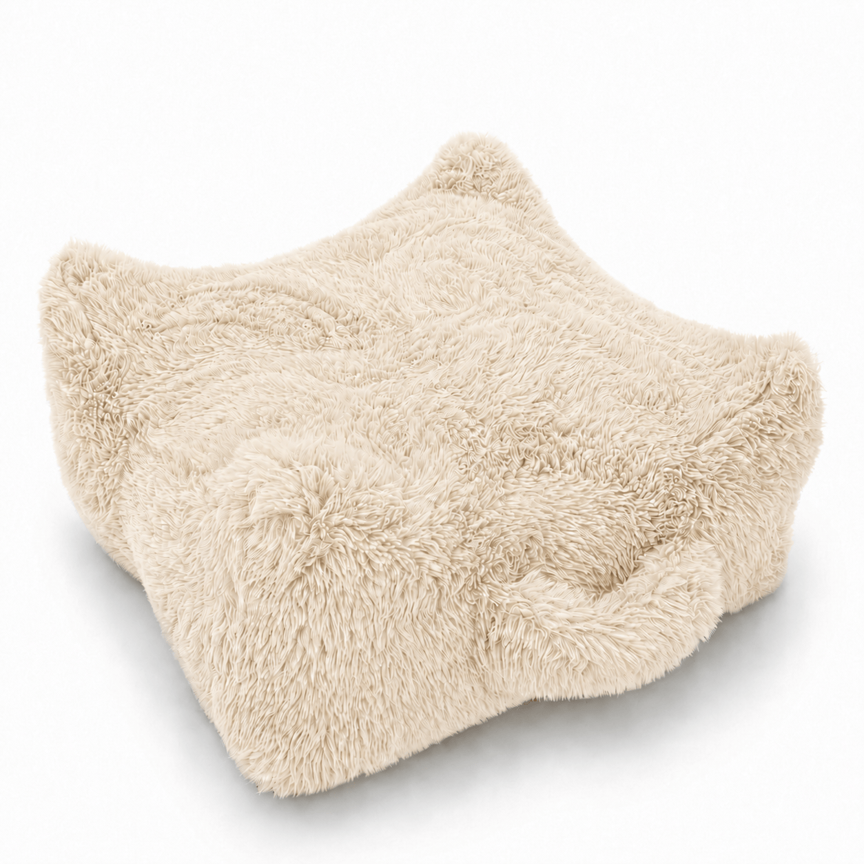 meowbaby-coussin-de-sol-carr-mammouth-fausse-fourrure image 3