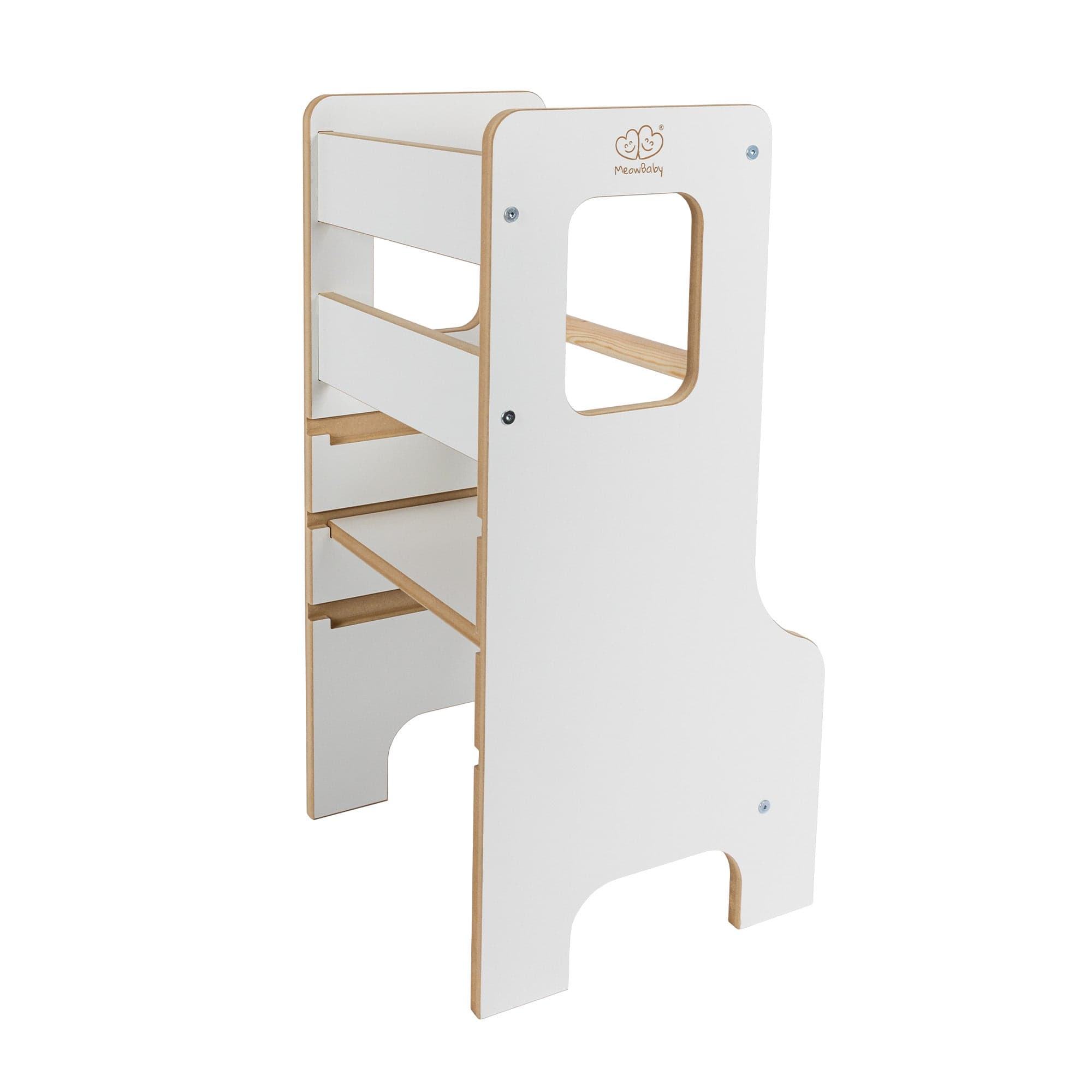 meowbaby-tour-d-observation-montessori-ajustable-en-bois-cloudy image 7