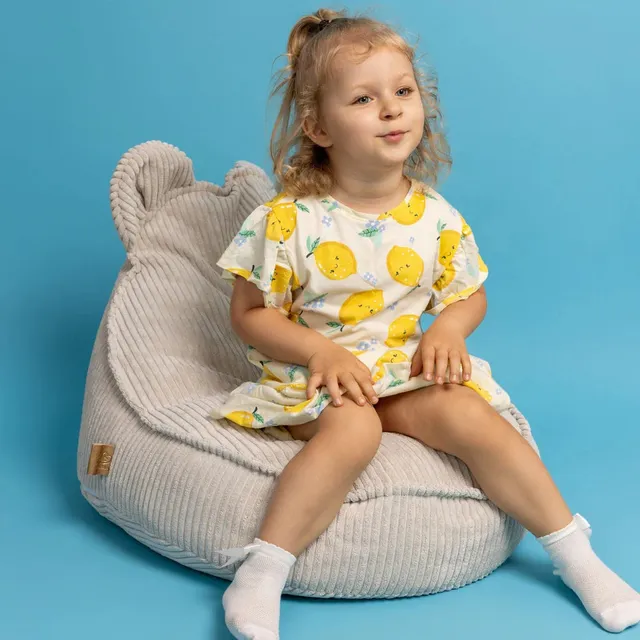 meowbaby-pouf-ours-aesthetic-velours-corduroy-larges-c-tes image 1