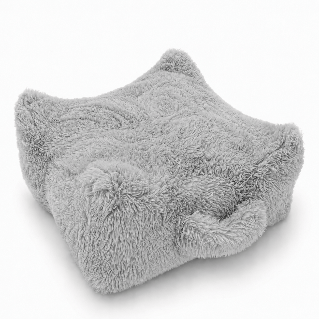 meowbaby-coussin-de-sol-carr-mammouth-fausse-fourrure image 6