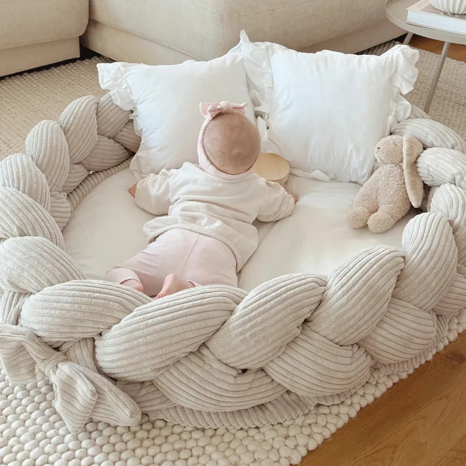 meowbaby-tapis-d-veil-cocon-b-b-aesthetic-corduroy image 1
