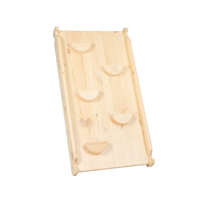 meowbaby-rampe-2-en-1-mur-d-escalade-toboggan-pour-triangle-de-pikler image 1