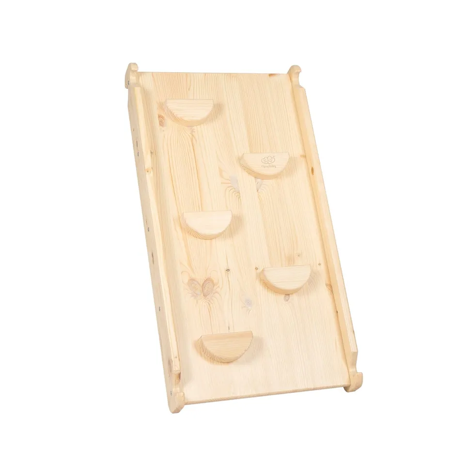 meowbaby-rampe-2-en-1-mur-d-escalade-toboggan-pour-triangle-de-pikler image 1