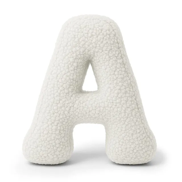 meowbaby-grand-coussin-alphabet-peluche-bearly-blanc-cass-lettre-au-choix image 1