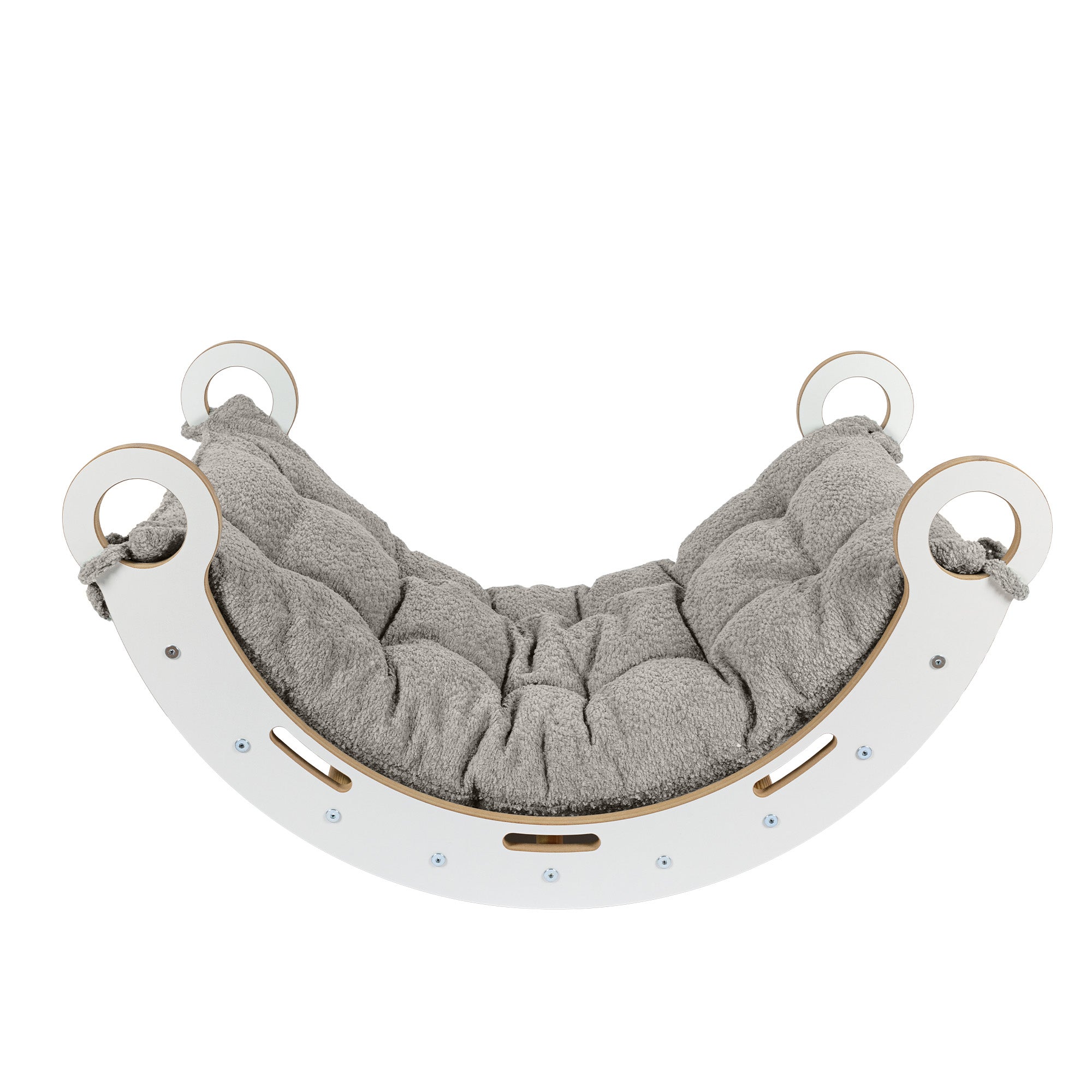 meowbaby-arche-d-escalade-et-d-veil-snug-blanc-avec-coussin-boucl image 7