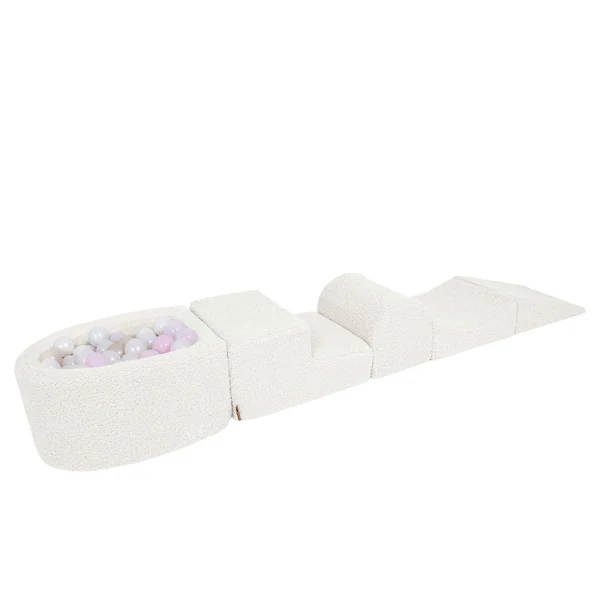 meowbattery-parcours-de-motricit-5-modules-piscine-balles-peluche-bearly-cr-me image 7