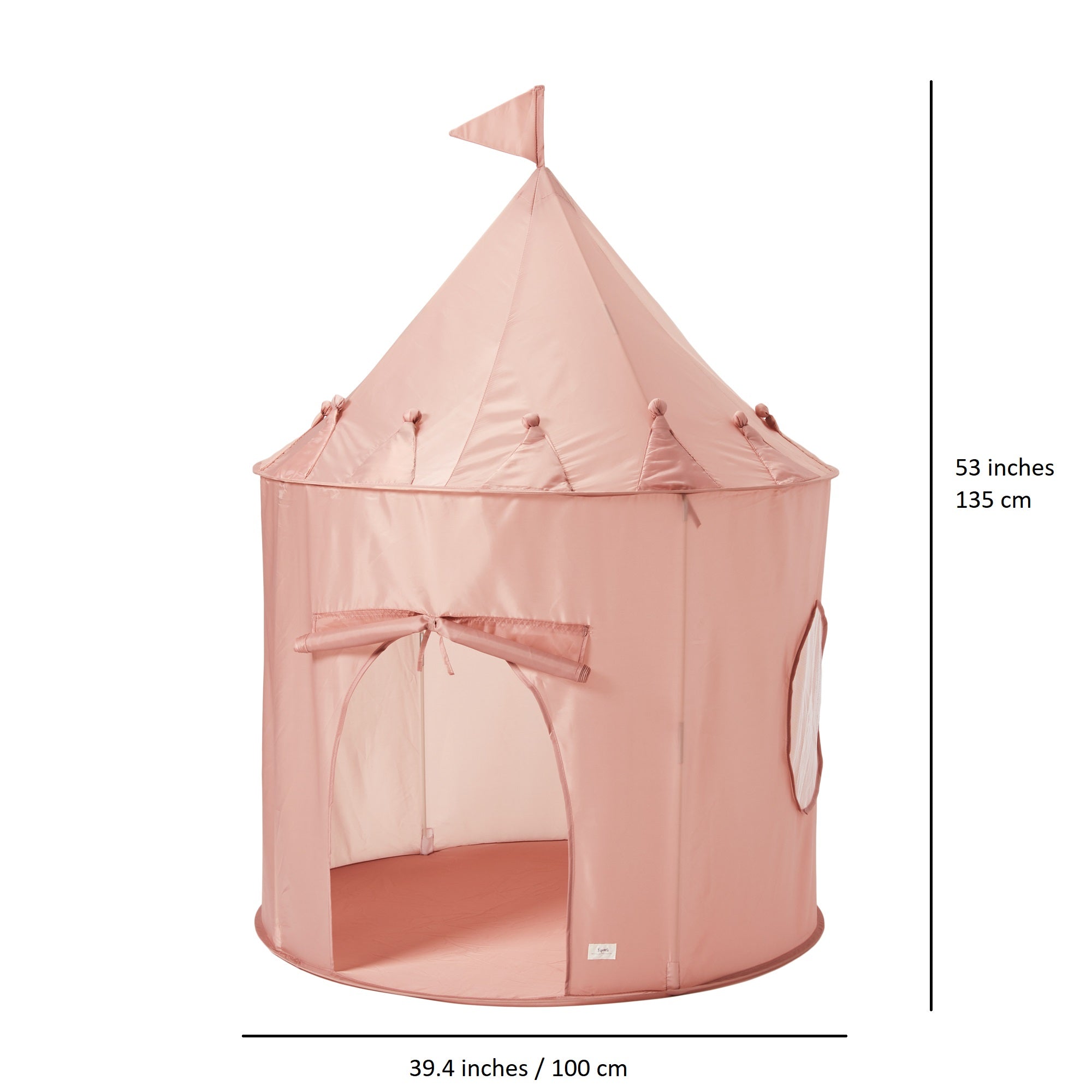 3-sprouts-tente-de-jeu-tissu-recycl-rose image 3